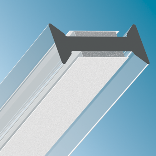 PACK OF 10 Glass Partition Joint Strip 10mmGlass INLINE Dry Join No more silicon
