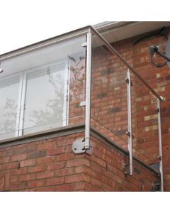 SIDE FIX Stainless Steel Balustrade Mid Post