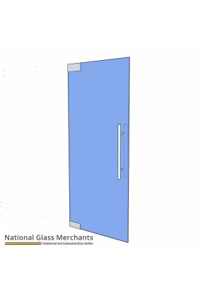 Internal Glass Partition Door 2160mm x 900mm - 10mm glass