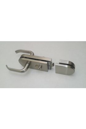 Lever Latch Lock and Handle with Keep - upgrade (glass to glass)